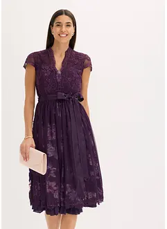 Dirndl mit Stickerei und Samtrock (2-tlg.Set), bonprix