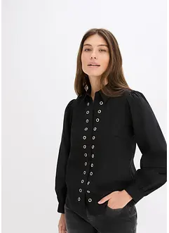Blouse à détails rivets, bonprix