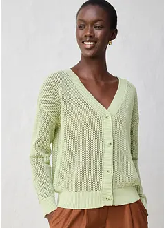 Ajour-Strickjacke, bonprix