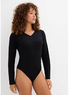 Gerippter Body mit reiner Bio-Baumwolle, bonprix