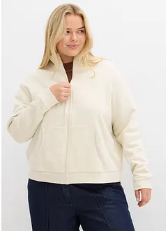 Sweatjacke aus reiner Bio-Baumwolle, bonprix