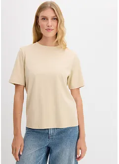 T-Shirt aus reiner schwerer Bio-Baumwolle, bonprix