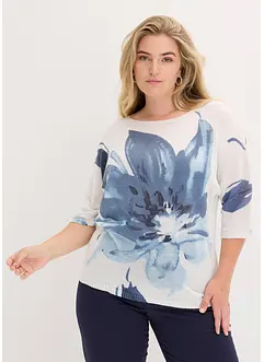 Pullover mit floralem Druck, bonprix