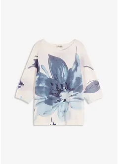 Pull à imprimé floral, bonprix