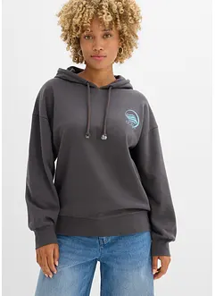 Sweat à capuche 100% coton, bonprix