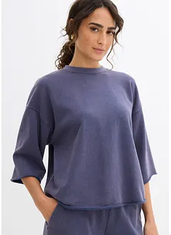 Oversize-Sweatshirt aus weichem Baumwoll-Mix, bonprix