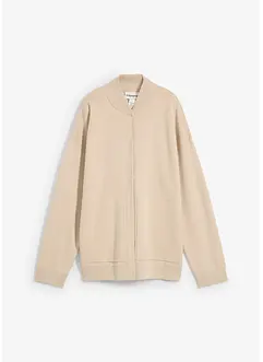 Oversize-Strickjacke mit Merinowolle, bonprix