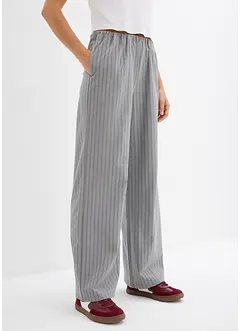 Pantalon taille extensible à jambes larges, bonprix