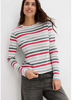 Langarmshirt aus reiner Baumwolle, bonprix