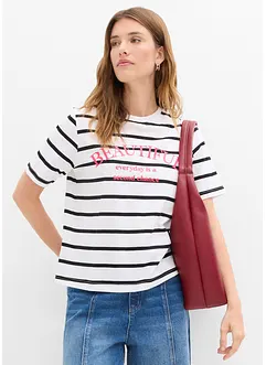 T-shirt rayé 100% coton, bonprix