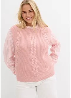 Pull sans manches en coton mélangé, bonprix