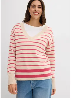 Pull en coton mélangé, bonprix