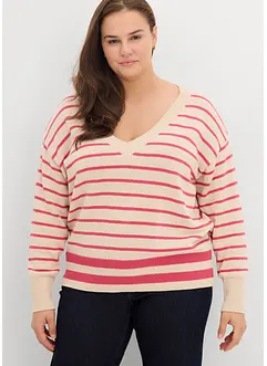 Pull en coton mélangé, bonprix