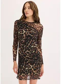 Robe courte à fronces, bonprix
