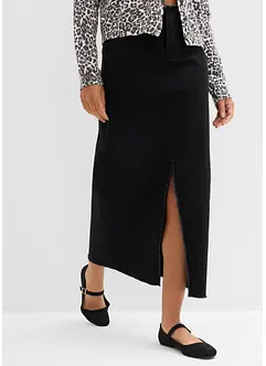 Twill-Rock mit Fransen, bonprix