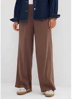Pantalon en jersey interlock, bonprix