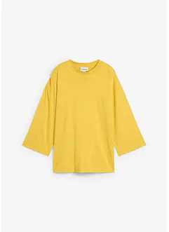 Trapezförmiges Shirt mit Seidenanteil, bonprix