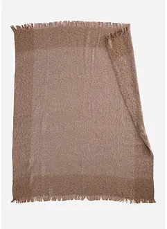 Plaid douillet à franges, bonprix