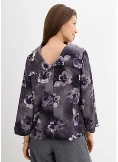 Bluse aus strukturiertem Crêpe, bonprix