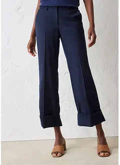 Pantalon évasé avec laine, bonprix