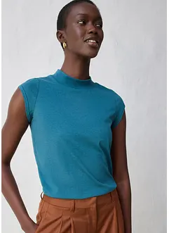 Shirt mit Seidenanteil, bonprix