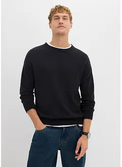 Pullover aus Struktur-Baumwoll-Mix, bonprix