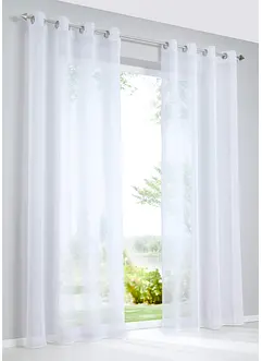 Gardine aus feiner Batist Struktur (1er Pack), bonprix