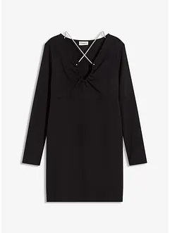 Robe courte à lanières pailletées, bonprix