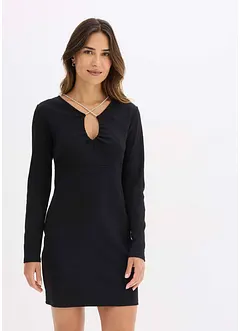 Minikleid mit Glitzerstraps, bonprix