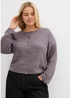 Gerippte Feinstrickjacke, bonprix