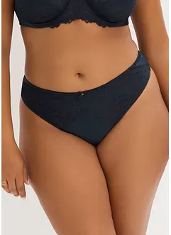 Lot de 2 strings Maxi en matière brillante, bonprix