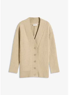 Cardigan mit Rippstrickmuster, bonprix