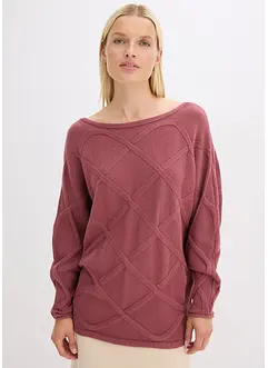 Pull à motif torsadé horizontal, bonprix