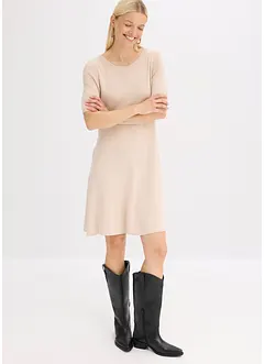 Robe en douce maille de viscose mélangée, bonprix
