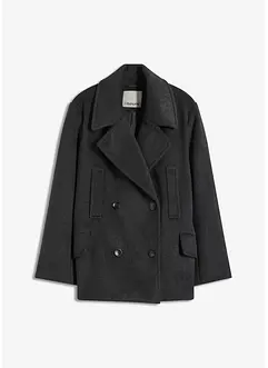 Veste caban aspect laine, bonprix