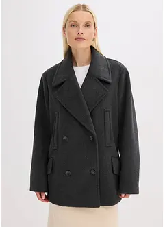Veste caban aspect laine, bonprix