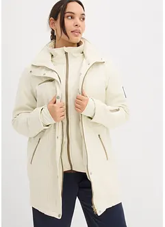 wasserabweisende Stretch-Softshell-Longjacke, bonprix