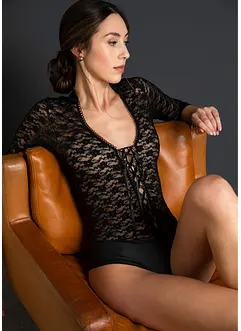 Langarmbody ouvert, bonprix