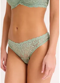 V-String mit floraler Spitze, bonprix