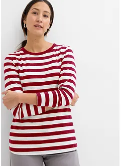 T-shirt rayé 100% coton, bonprix