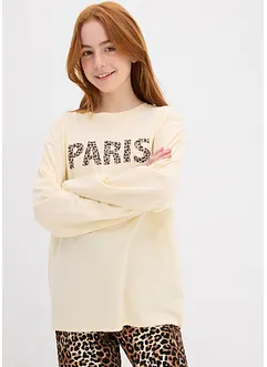 T-shirt manches longues 100% coton, bonprix