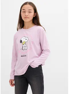 T-shirt manches longues Snoopy 100% coton, Peanuts