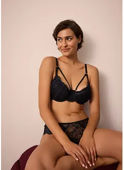 Soutien-gorge à coques avec dentelle à franges, bonprix