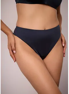 Lot de 2 strings taille haute en matière brillante, bonprix