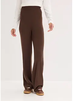 Pantalon en douce maille, viscose majoritaire, bonprix