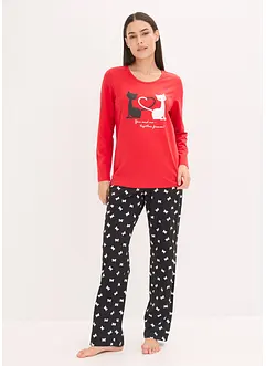 Pyjama mit Schlafmaske, bonprix