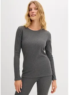 T-shirt thermique côtelé, bonprix