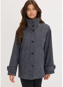 Caban long, aspect laine, bonprix