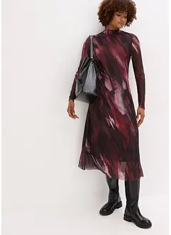 Midikleid aus softem Mesh, bonprix