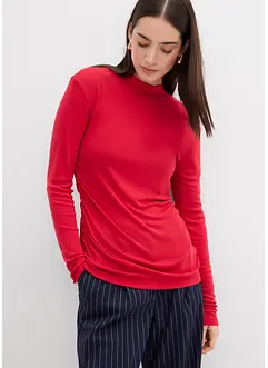 Rippshirt mit Raffung, bonprix